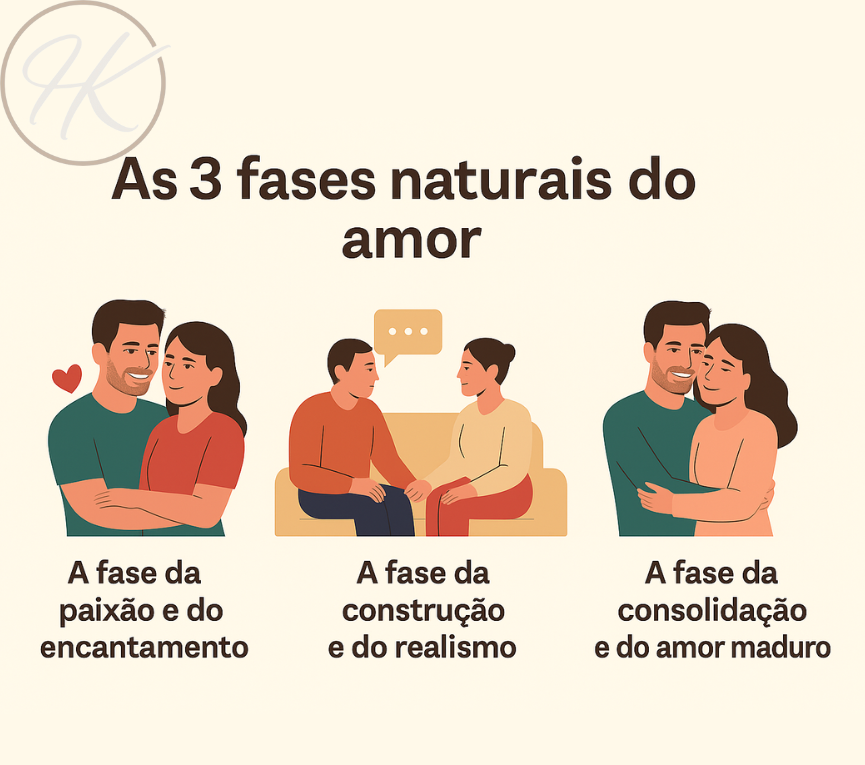 As 3 Fases Naturais e Distintas do Amor – Contextualizando a teoria do Dr. John Gottman